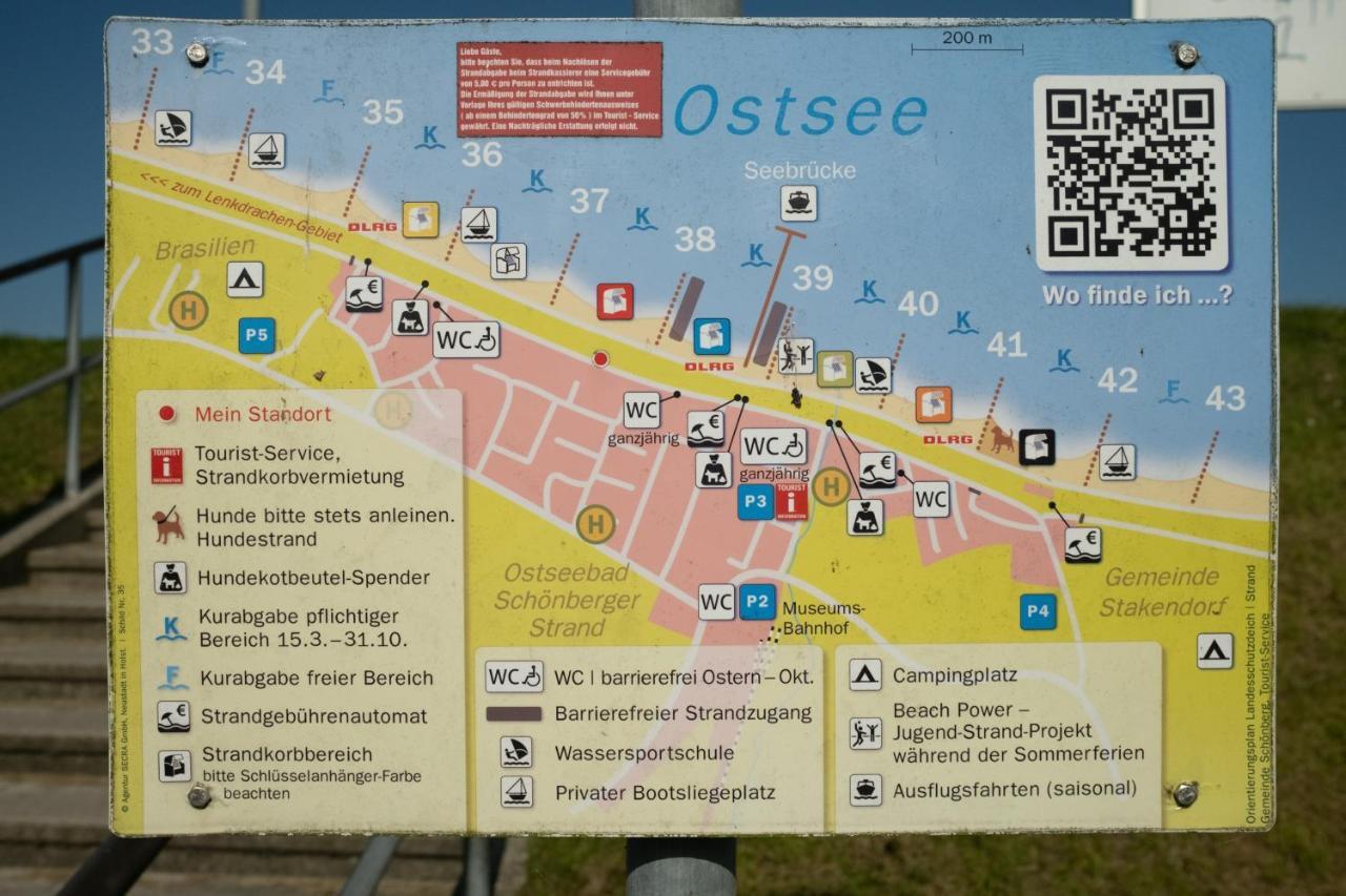 Ferienwohnung 100 M Zum Schoenberger Strand Mit Terrasse Schonberger Strand Exterior foto